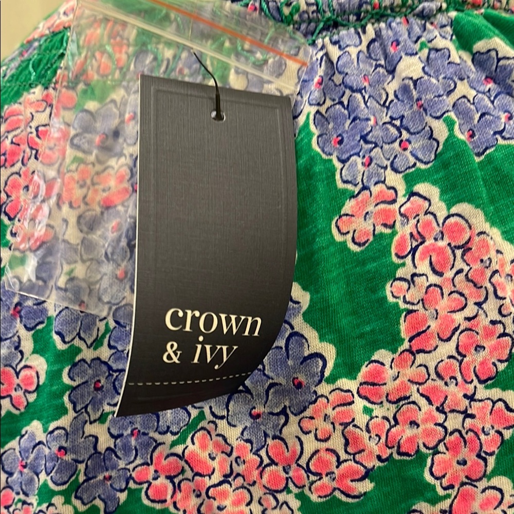 Crown & Ivy Pink and Purple Sleeveless Tunic - Picture 4 of 5